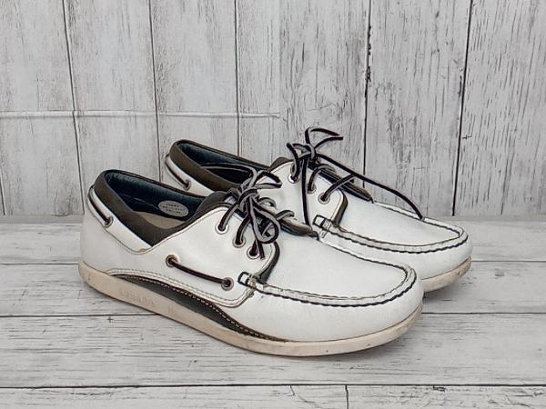  deck shoes SEBAGO white leather deck shoes /72432/WHT sneakers 