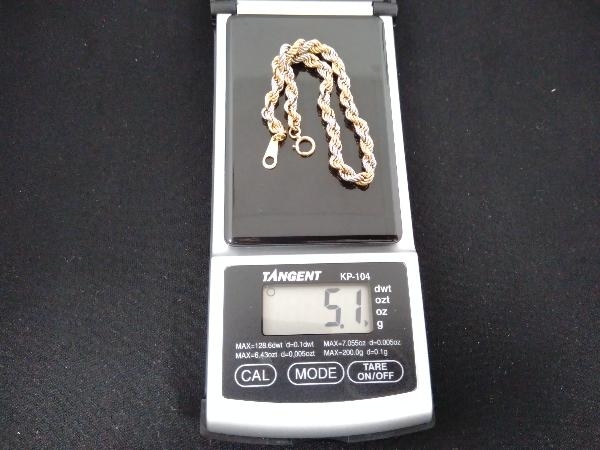 K18/Pt850/18cm/5.1g/ブレスレット | www.kovymont.sk