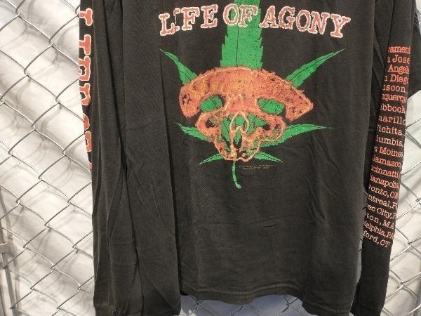 90s LIFE OF AGONY ライブツアーLONGTEE XL 店舗受取可_画像4