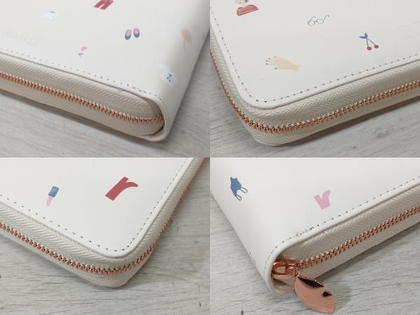 未使用品 kikki.k レザー パーソナルジッププランナーラージゼアシーイズ キッキケーの画像6