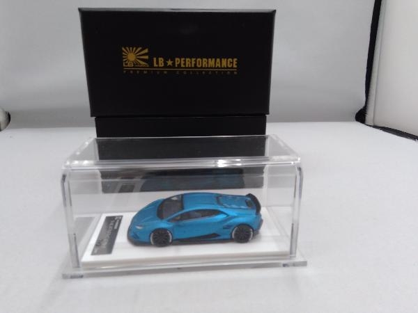 LB-PERFORMANCE プレミアムコレクション　1/64 リバティーウォーク　LB-works ウラカン　マットブルー