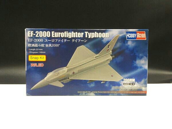 プラモデル ホビーボス EF-2000 ユーロファイター タイフーン 200mm エアクラフトシリーズ