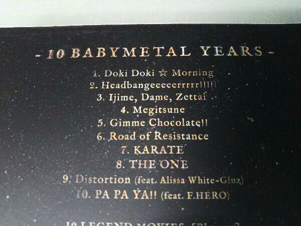 BABYMETAL CD 10 BABYMETAL YEARS(初回限定盤C)(Blu-ray Disc付)_画像7