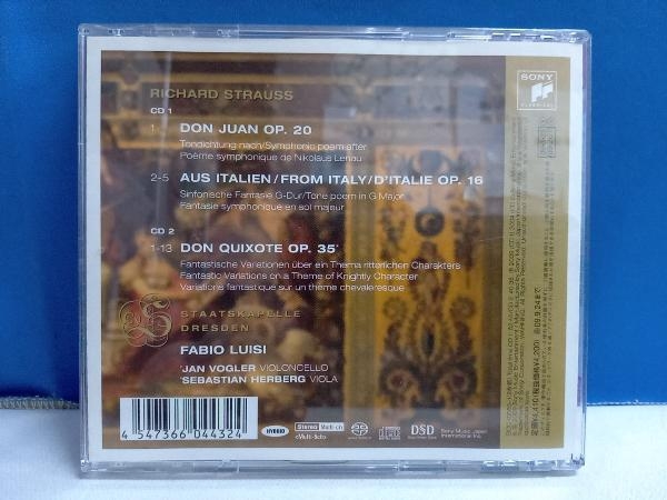 ファビオ・ルイージ(cond) CD R.シュトラウス:イタリアより、ドン・ファン、ドン・キホーテ(CD2枚組)_画像2