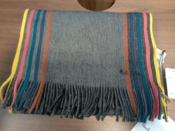【初回限定お試し価格】 美品 Paul ウール ストール・マフラー グレー タグ付き ポールスミス SMITH PAUL Smith その他 【初回限定お試し価格】 美品 Paul ウール ストール・マフラー グレー タグ付き ポールスミス SMITH PAUL Smith その他