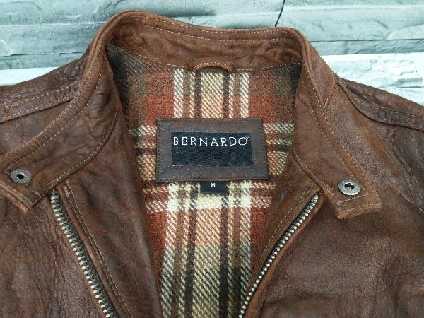 新品】タグ付き本革Bernardo ジャケットサイズM-