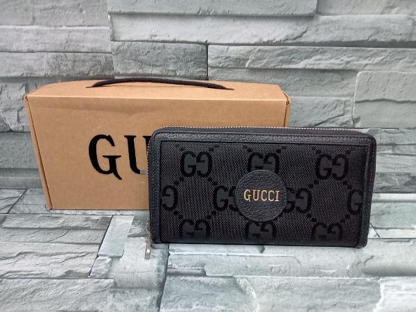 Gucci/グッチ/Off The Grid ジップアラウンドウォレット/625576/ブラック/ラウンドジップ/ナイロン/レザー/長財布