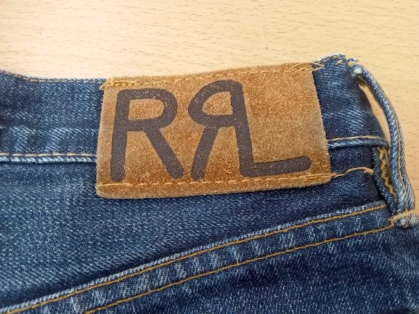 RRL RALPH LAUREN USA製 LOW STRAIGHT DENIM PANTS w30 ジーンズ_画像4