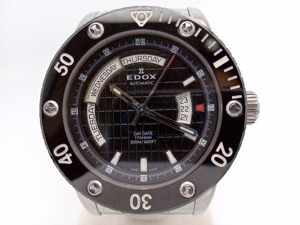 お値下げしました☆EDOX/クラスワンデイト/自動巻き式 腕時計