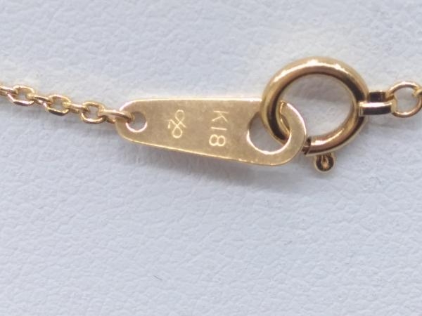 K18 18金 YG イエローゴールド ネックレス 約40cm 約4.2g レディース アクセサリー_画像5