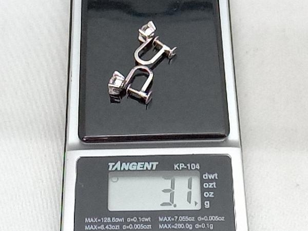 【鑑別書付き】Pt900 ダイヤ 計1.03ct  一粒 天然ダイヤモンド イヤリング 総重量 3.1gの画像6