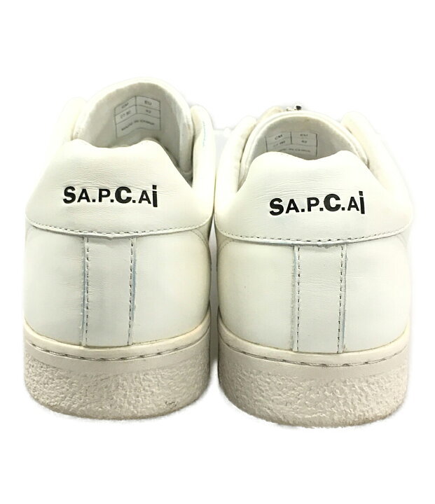 21ss SACAI × A.P.C Minimal Julietta 27cm WHITE コラボ サカイ アーペーセー スニーカー 店舗受取可_画像3