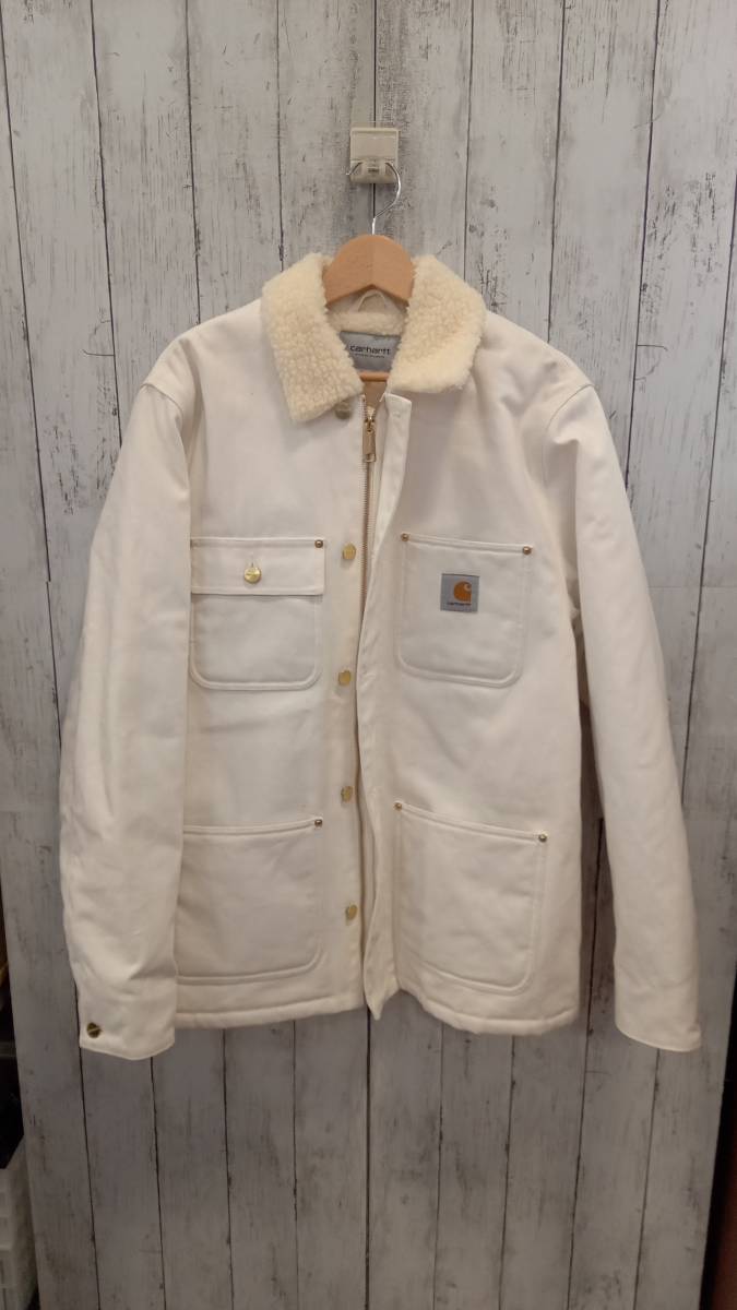 超歓迎】 Carhartt カーハート M コットン 5661 内側ボア ホワイト