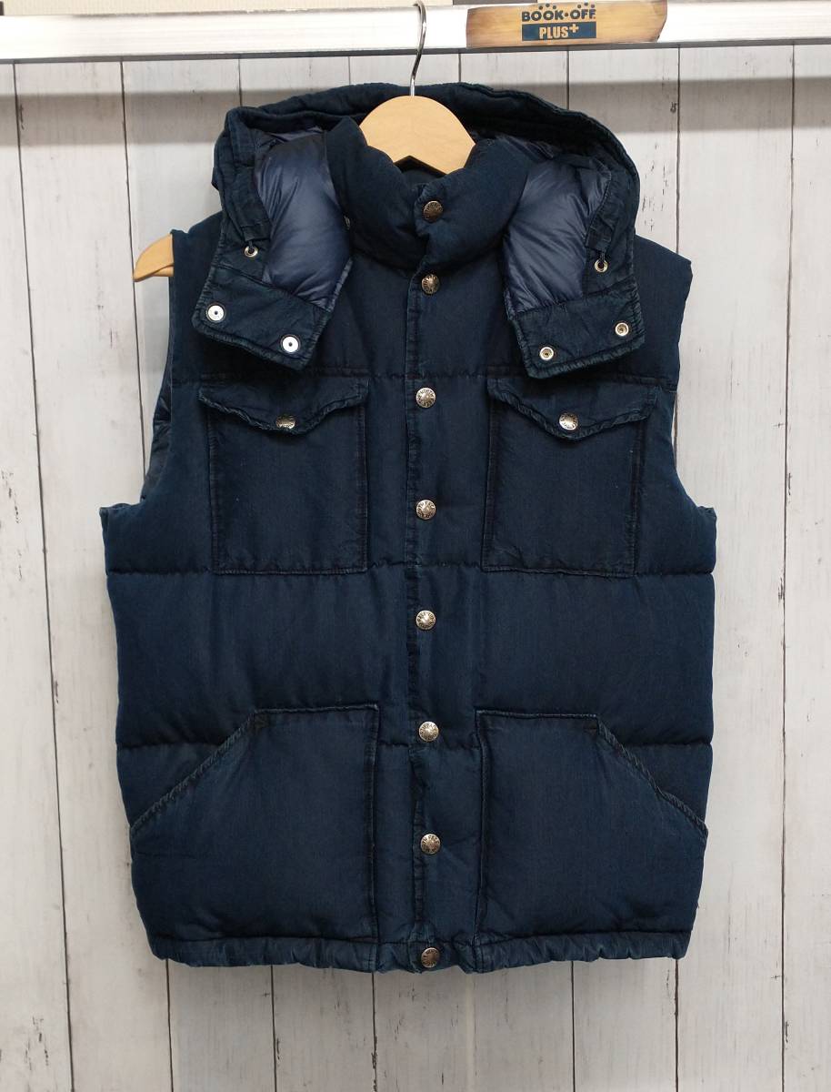 THE NORTH FACE ザノースフェイス PURPLE LABEL 15AW ダウンベスト　Indigo Hooded Sierra Vest WS 光電子　インディゴ