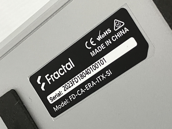 Fractal FD-CA-ERA-ITX-SI Mini PC кейс персональный компьютер кейс серебряный б/у прекрасный товар N7024845