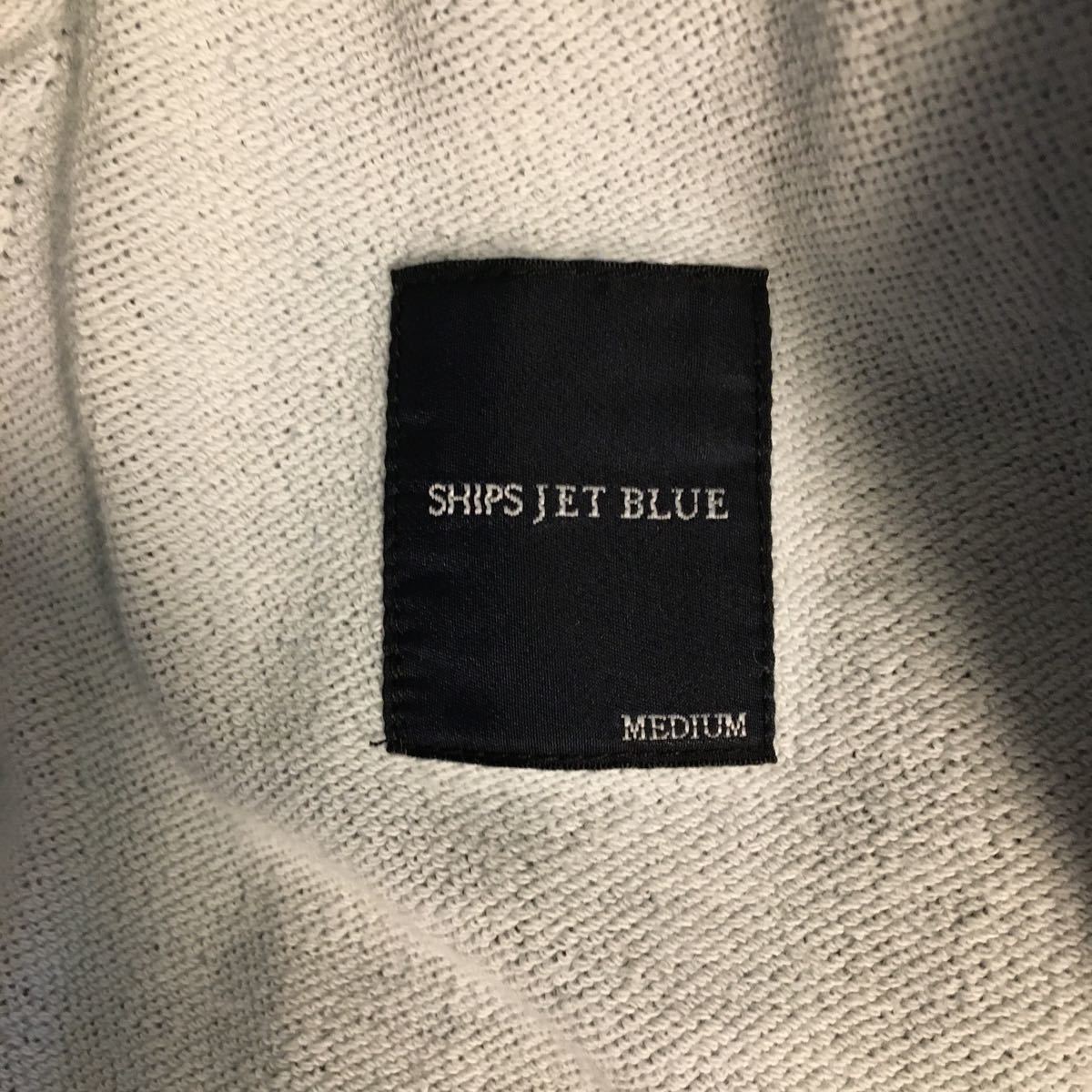 ◆【未使用】SHIPS JETBLUE シップス ジェットブルー / スエットデニム MA-1 INDIGO BLUE Msize_画像7