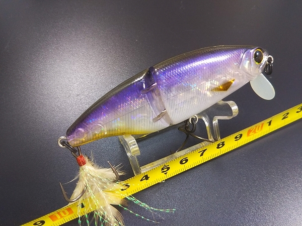 シックスセンス ハイブリッド スイムクランクD1 #レイバンゴースト USED 6th Sense Custom Lure Company Hybrid Swim Crank D1 1ft Diver_画像2