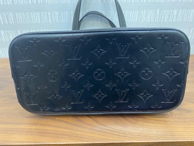 LOUIS VUITTON ルイヴィトン ヴェルニ ハンドバッグ ヒューストン 黒