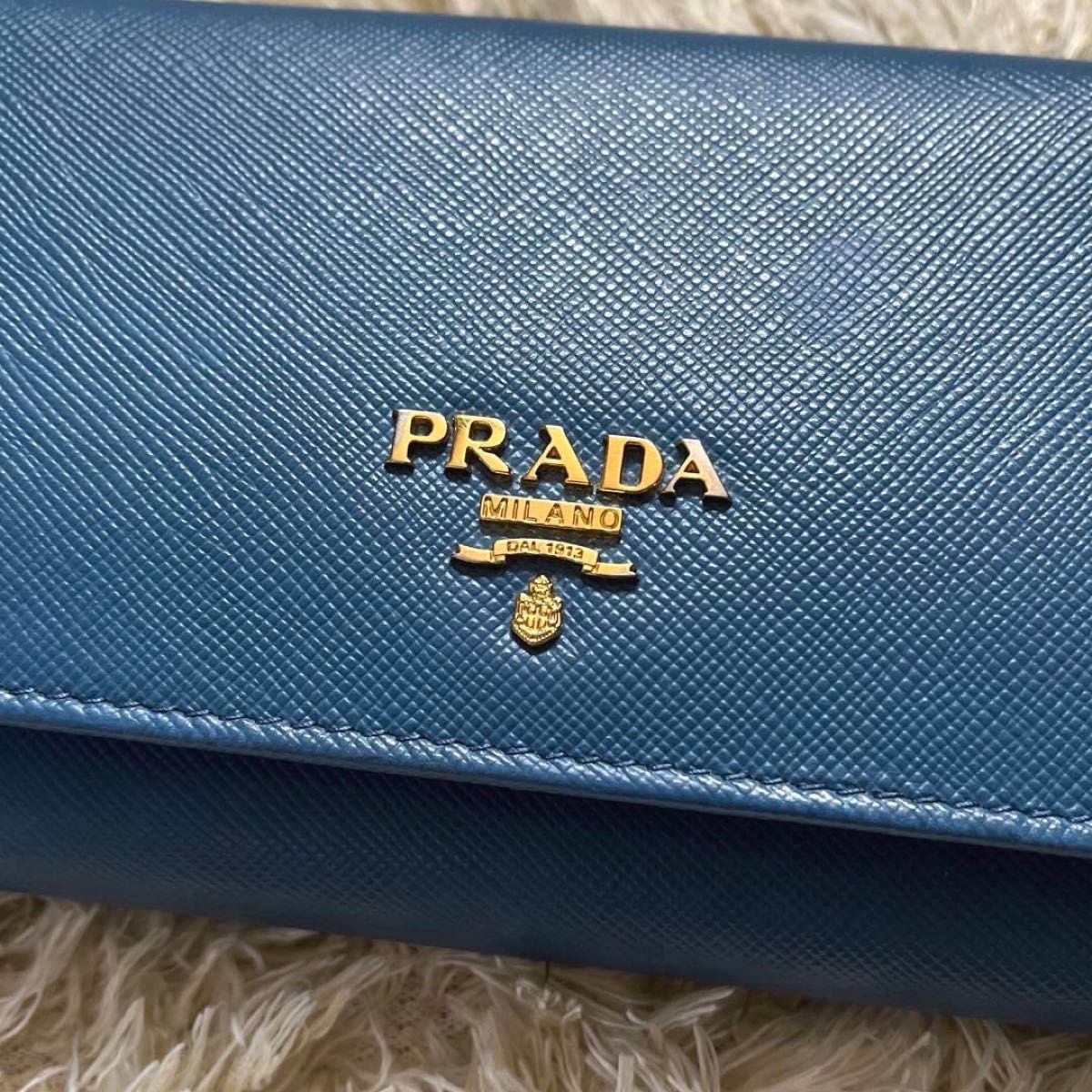 新品》PRADA パスケース付き 長財布 三角タグ プラダ-