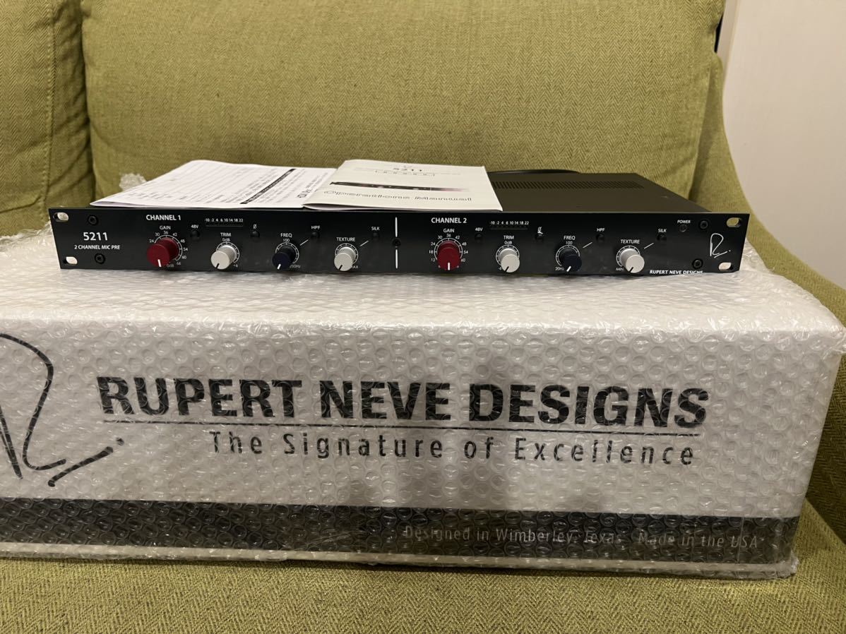 rupert neve design 5211 新品 RUPERT NEVE DESIGNS Portico 5211（2-Channel Mic Pre