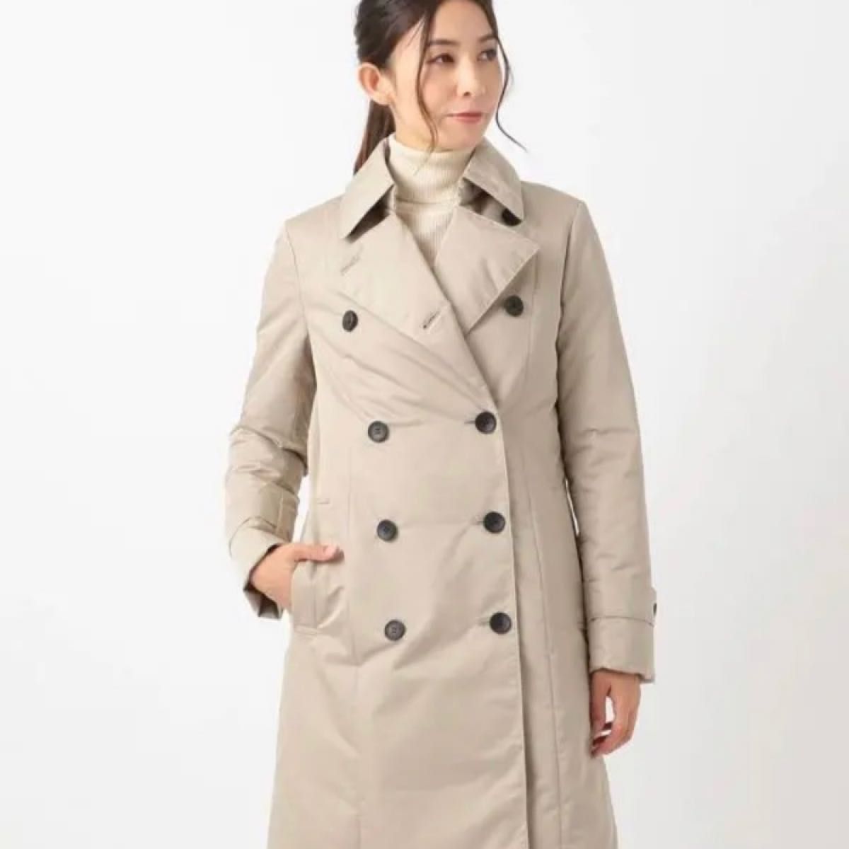 iCB アイシービー シームレスダウントレンチコート 定価47300円