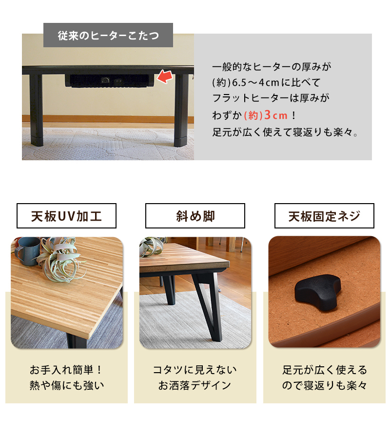  living kotatsu Rune 120WN