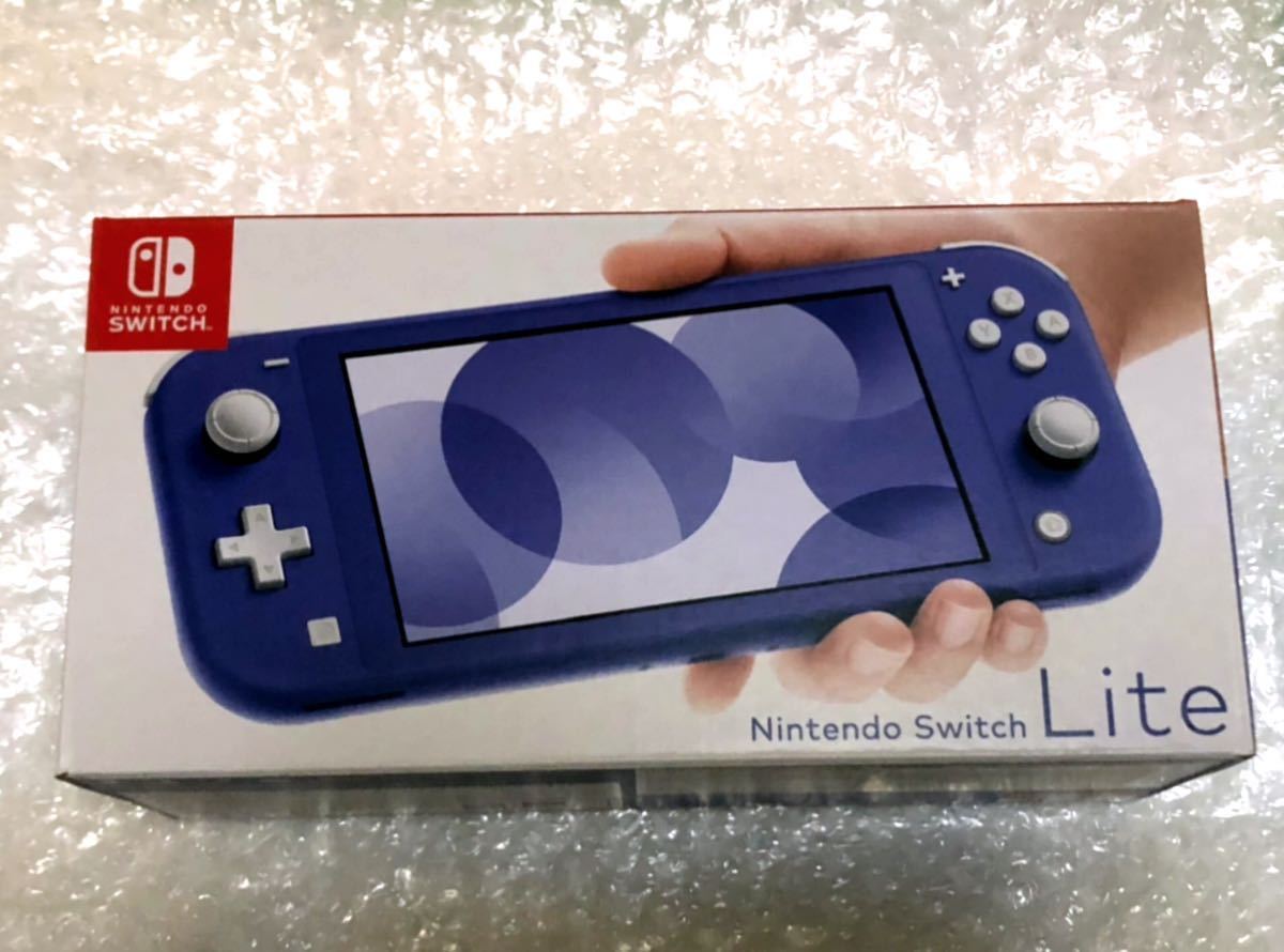 店舗印あり Nintendo Switch Lite ブルー 本体 ニンテンドースイッチ ...