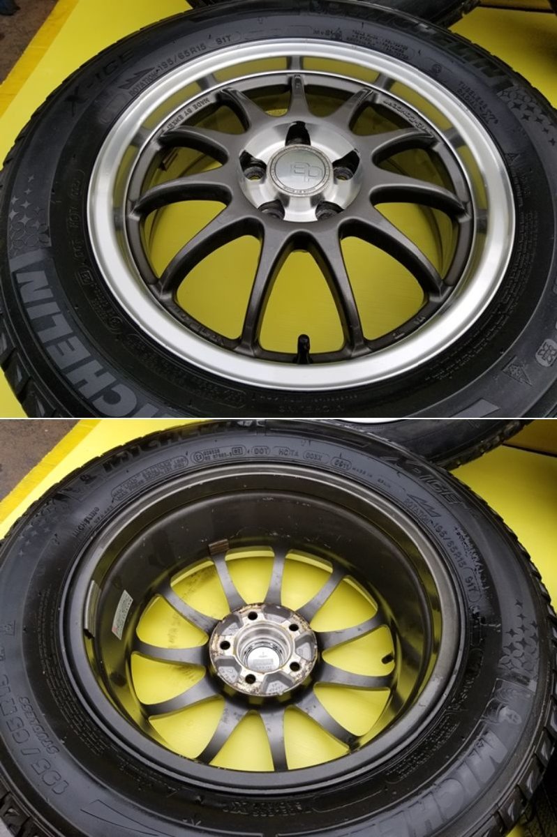 品質の良い商品 エンケイ 4本 IB CONCEPT 15×6J 40 5穴 PCD100 ハブ径