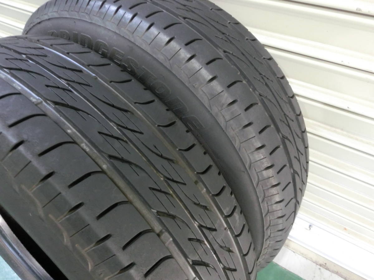 溝あり 165/65R14 2本 8分山 BRIDGESTONE NEXTRY 送安 2018年_画像7