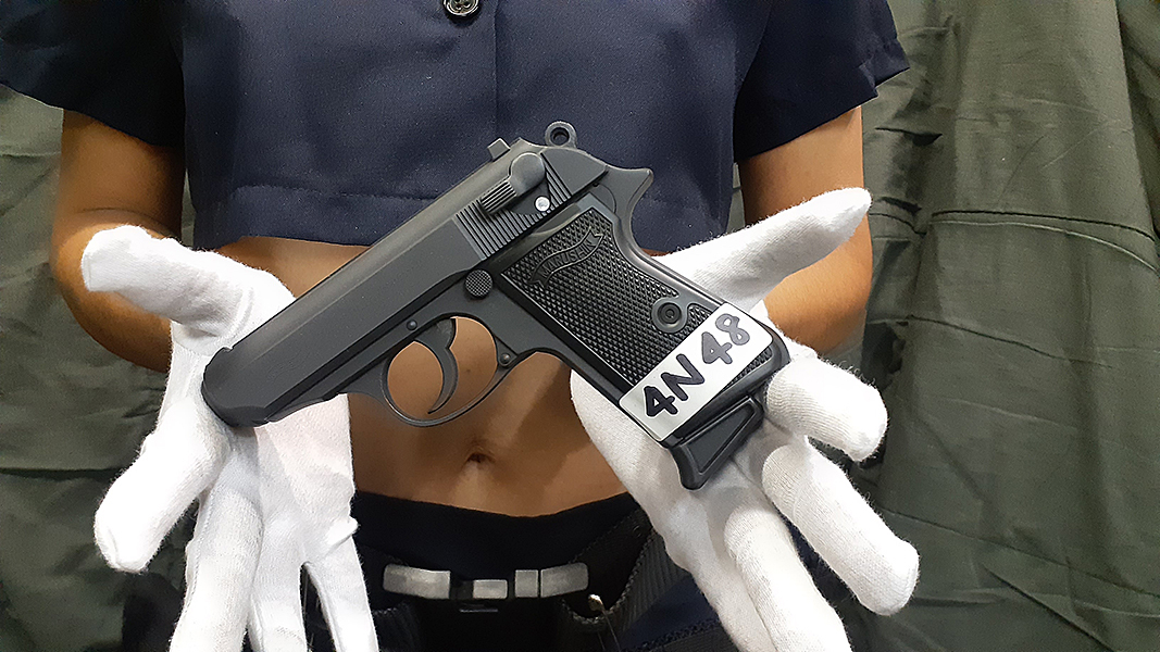 ワルサーPPK/s】(4N48)マルシンモデルガン キット完成品 金属塗装