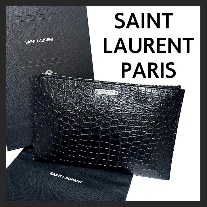 クーポン利用&送料無料 SAINT LAURENT PARIS サンローラン レザー