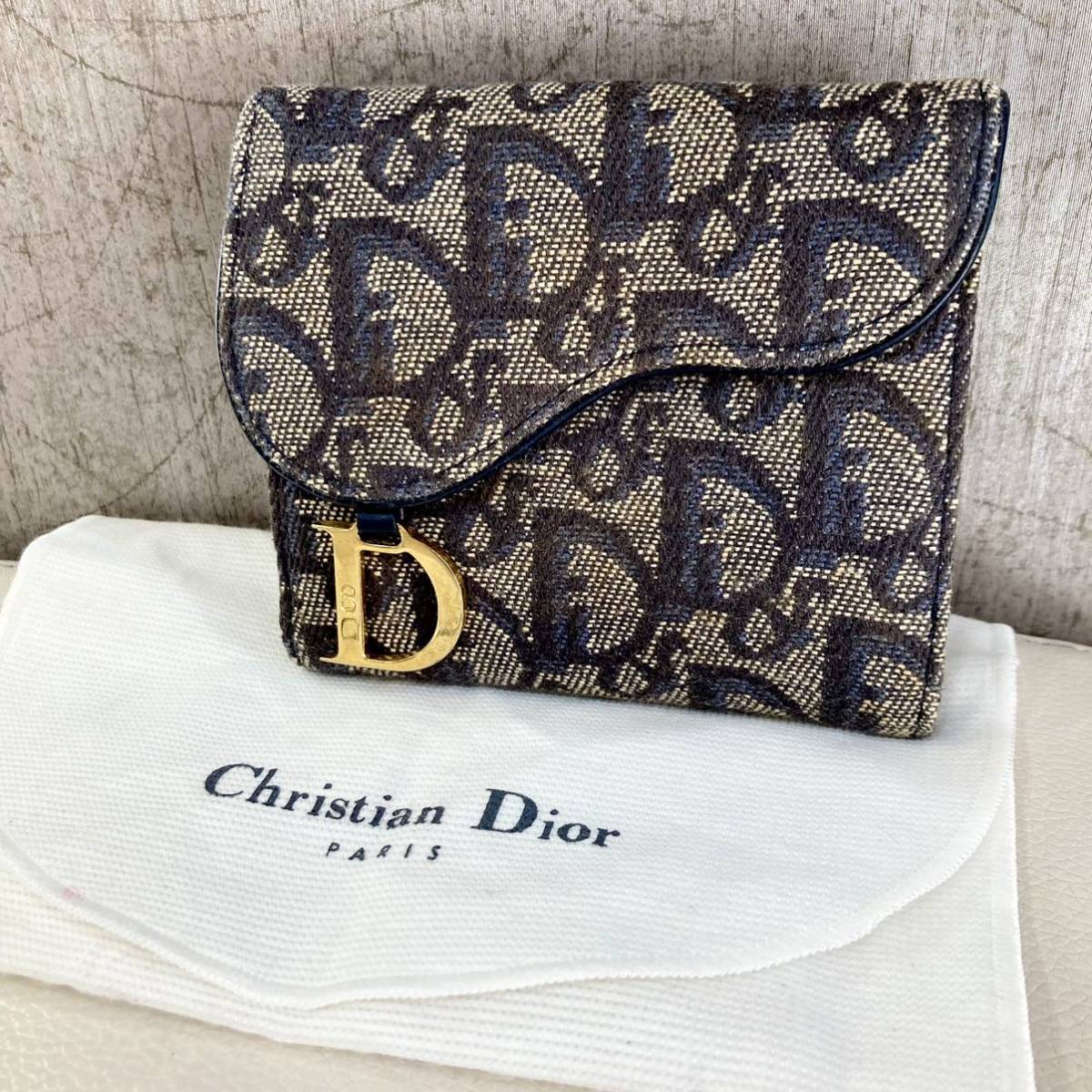 Dior 二つ折り財布 ヴィンテージ