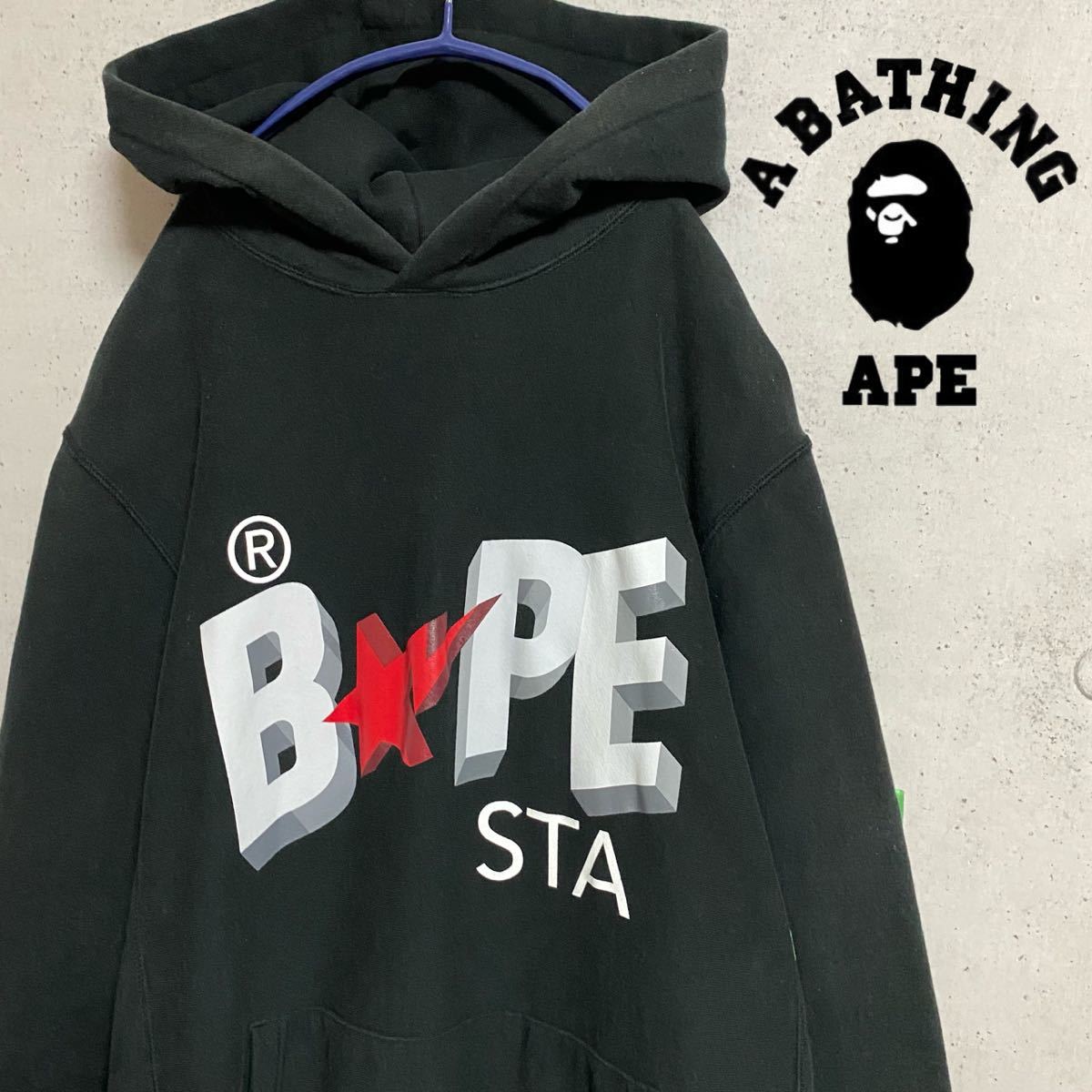 ABATHINGAPE/エイプスタ レア ベイプスタ 初期 パーカー L ユニ