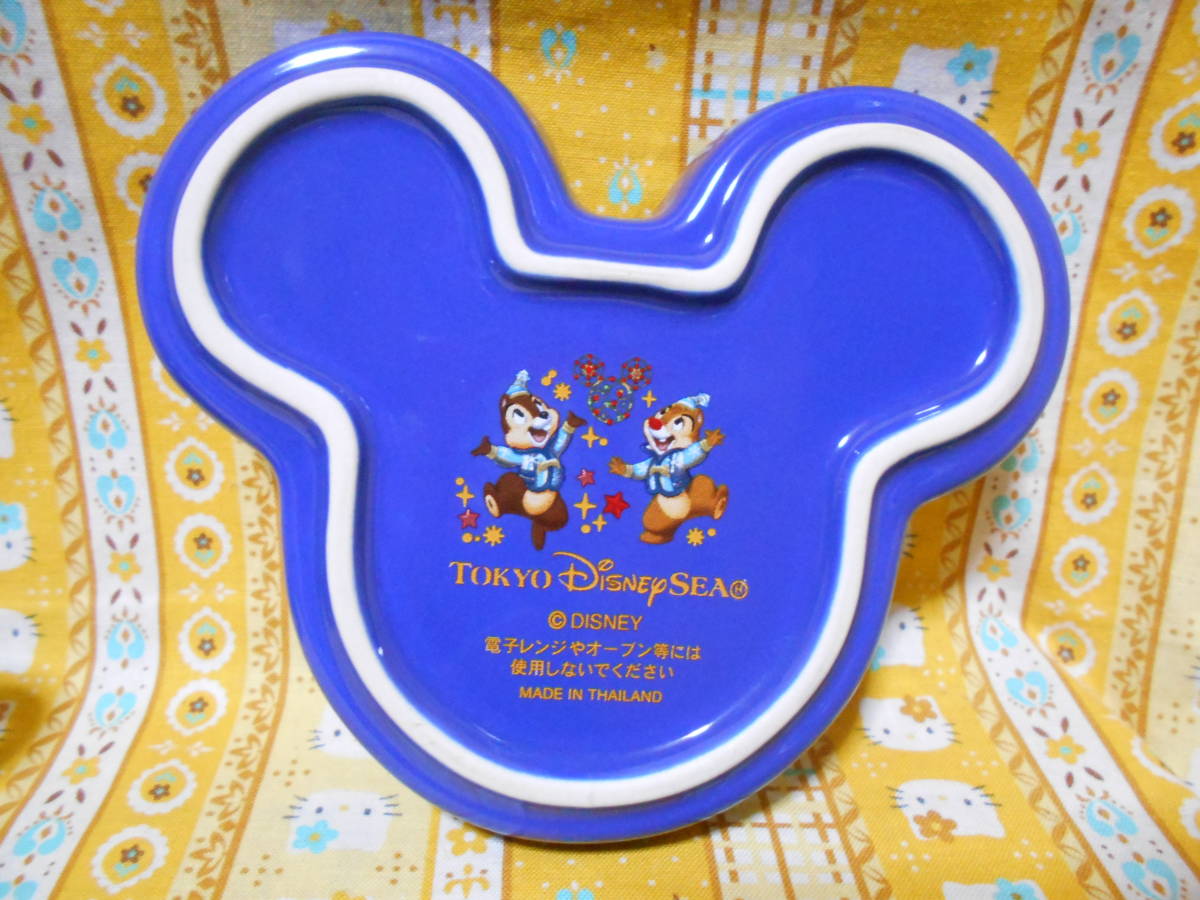 ♪ディズニー美品東京ディズニーシークリスマスウィッシュ2010陶器製カップ＆ミッキーマウス型プレート皿ミッキーマウス＆ミニーマウス_画像7