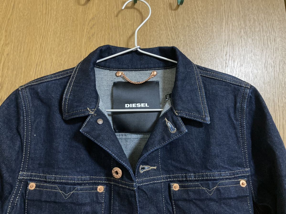 ディーゼル DIESEL DE-JOSEF 美品レディースGジャン デニムジャケット アウター インディゴサイズXXS 小さいサイズ_画像3