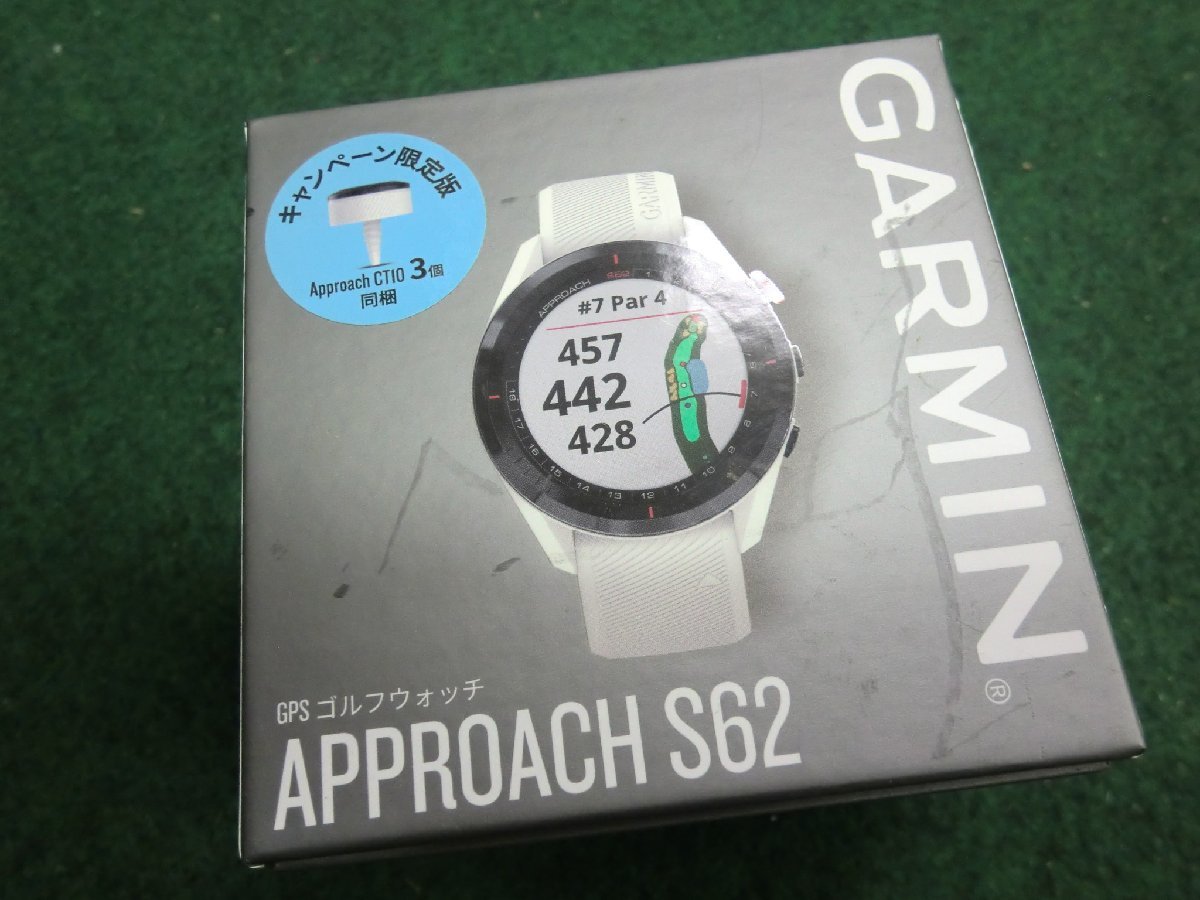 GARMIN APPROACH S62 WHITEオマケ付き-