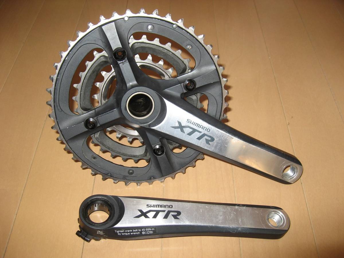 海外 クランク クランク本体 シマノ FC-M960 XTR 44-32-22T 170mm