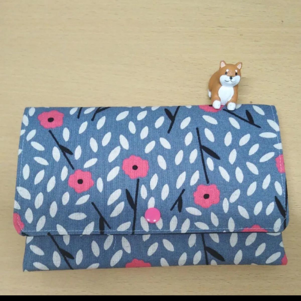 SALE/80%OFF】 母子手帳ケース 布製ピンク色ドット柄キューズベリー