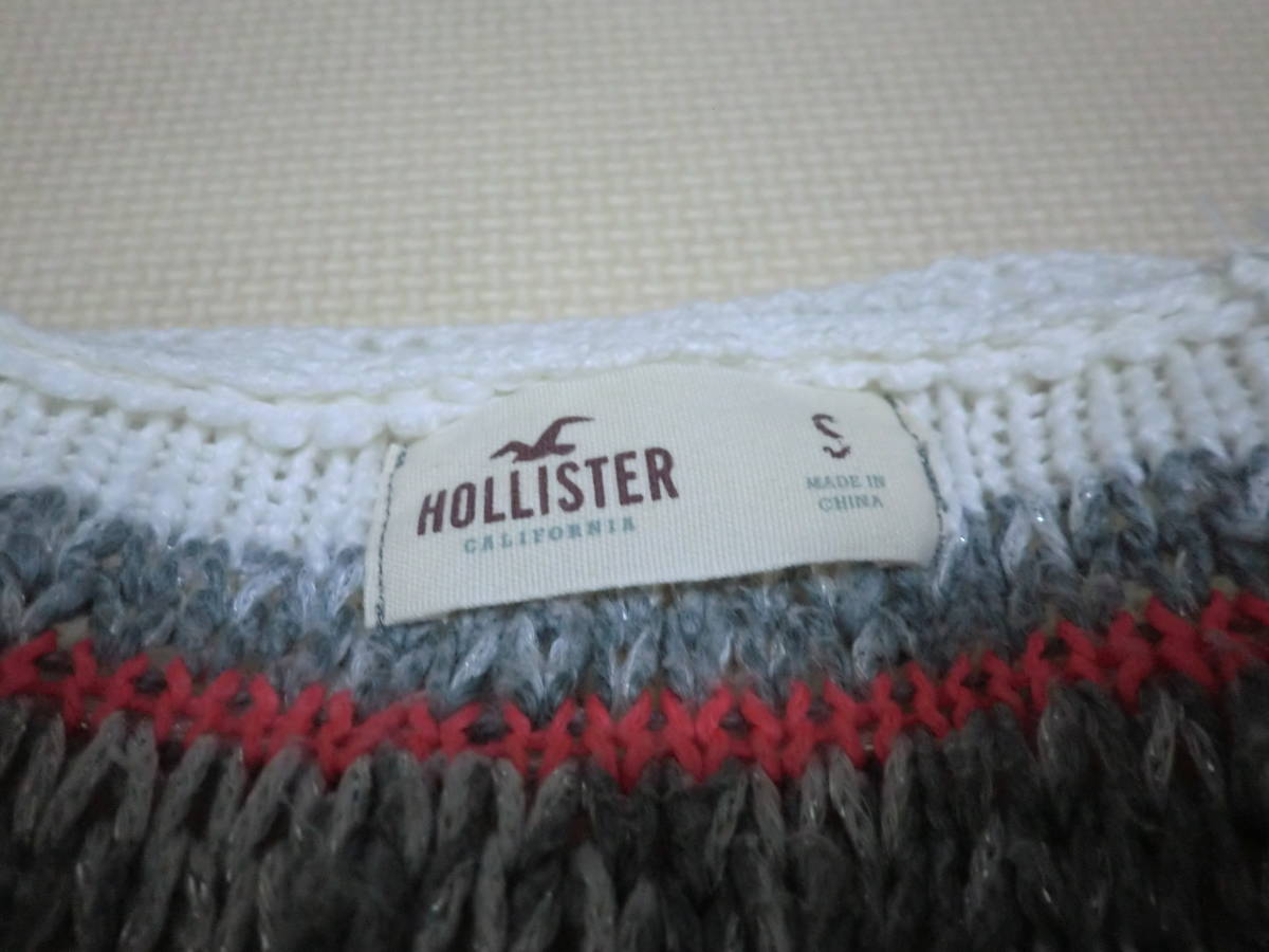 ホリスター HOLLISTER プルオーバーパーカー コットンパーカー ロング丈 レディース フーディー size:S_画像5