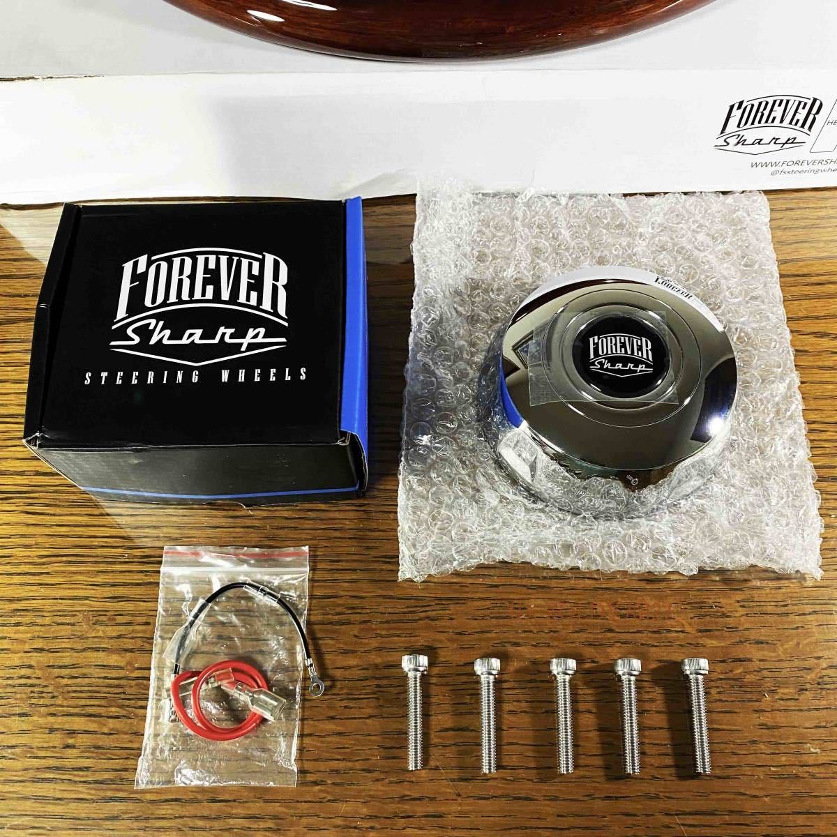 即日発送 希少 FOREVER SHARP製 ウッドハンドル 45cm 即日発送 希少 FOREVER SHARP製 ウッドハンドル 45cm