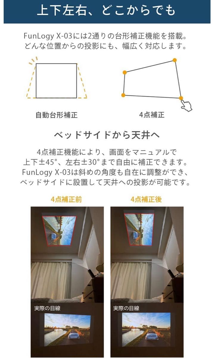 週末セール モバイルプロジェクター X-03 FunLogy|Yahoo!フリマ(旧
