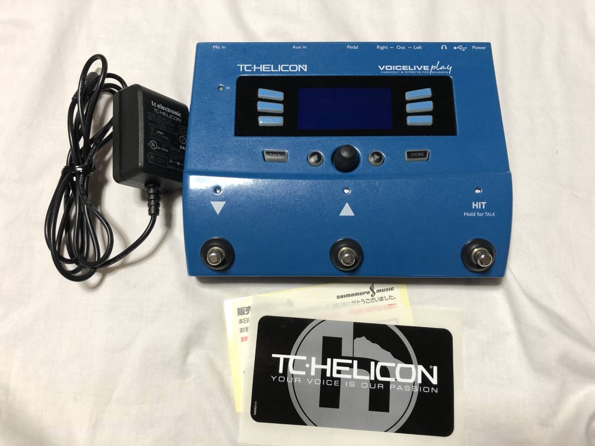 TC-HELICON VOICELIVE Play ボーカルマルチエフェクトプロセッサー ...