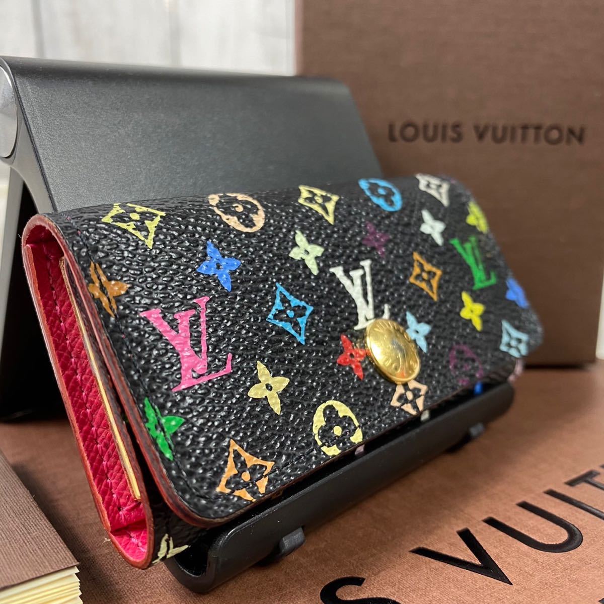 ルイヴィトン LOUIS VUITTON キーケース マルチカラー 廃盤 www