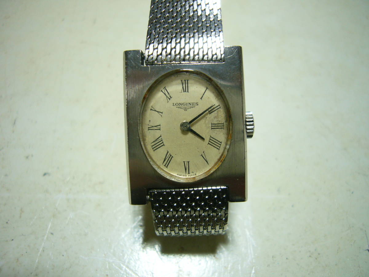 LONGINES ロンジン 手巻き Cal.528 17石 スクエア 時計 腕時計(アナログ) 時計 腕時計(アナログ) 【高額売筋】 