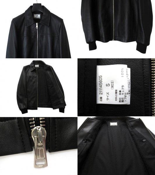定価16万 ラグスマックレガー SINGLE LEATHER BLOUSON S Rags MCGREGOR