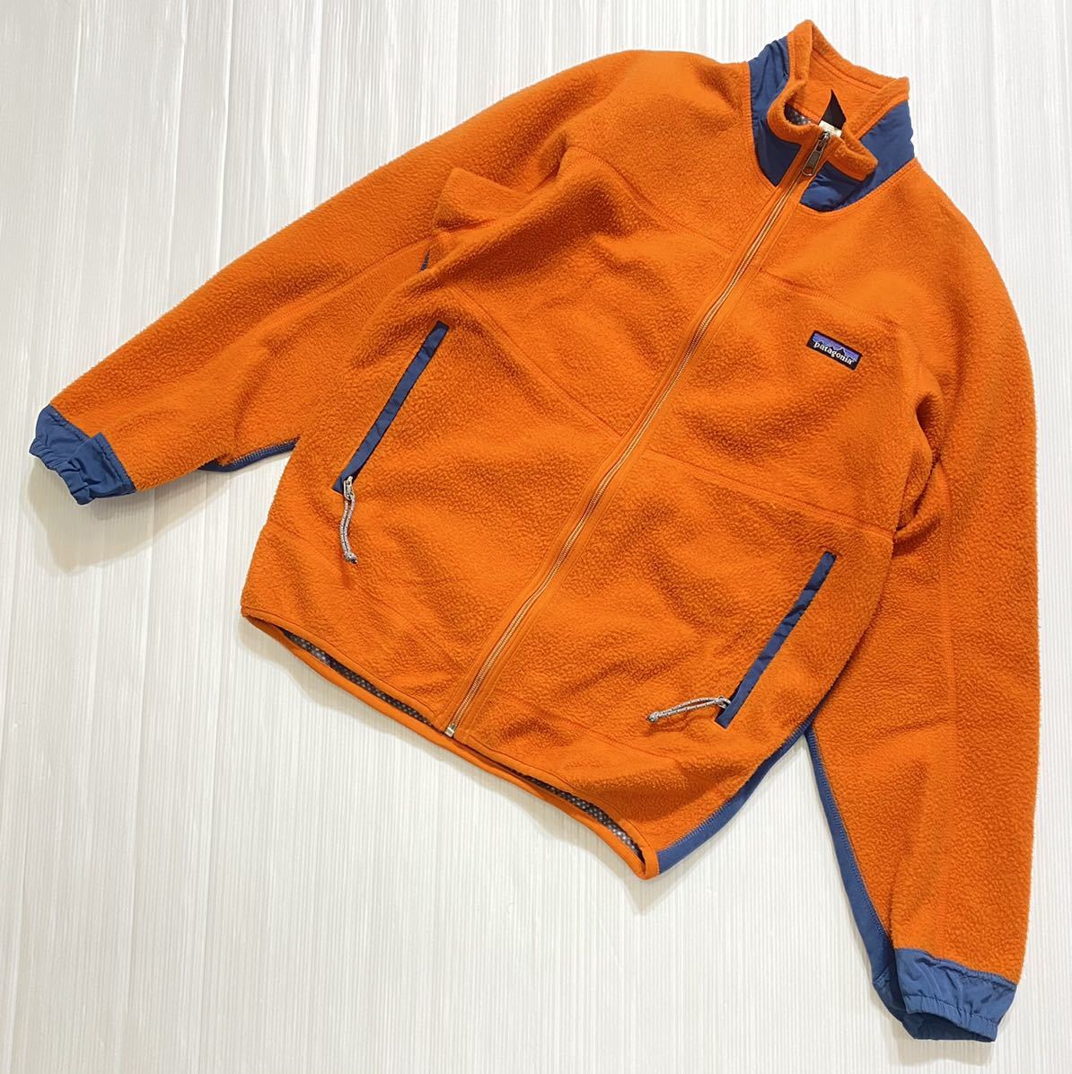 最初の □ パタゴニア patagonia □ USA製 99年 23091 M オレンジ系