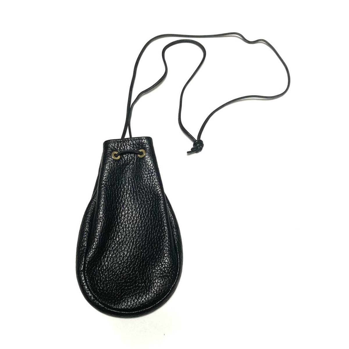 NEW限定品】 巾着 ショルダーバッグ ポーチ レザー PORTER◇コラボ