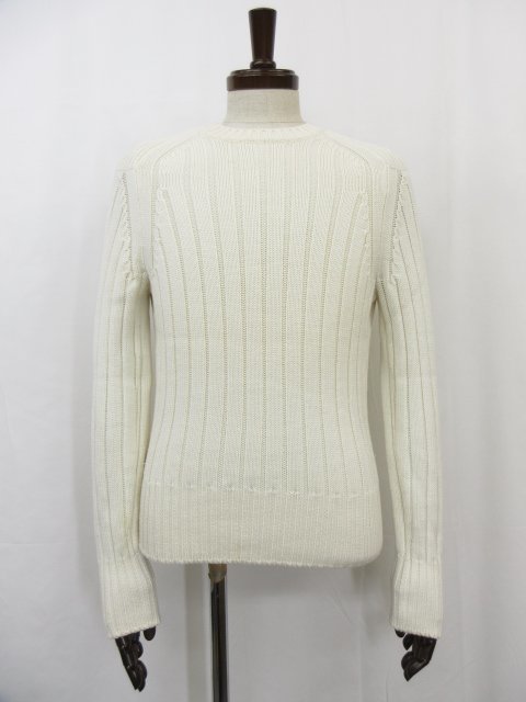 □美品 【Cruciani クルチアーニ】 ウール100% クルーネック 長袖