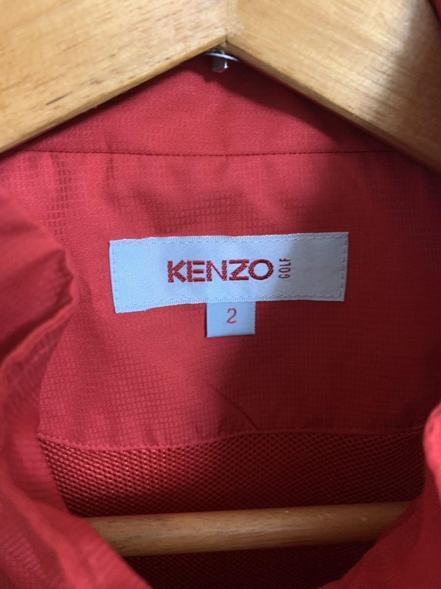 ［KENZO GOLF］ケンゾーゴルフ　赤系　2サイズ_画像2