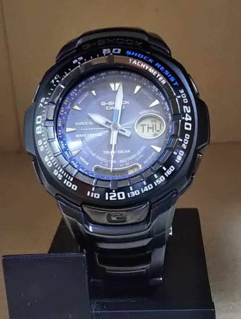 電池新品 CASIO G-SHOCK GW-1600BJ 電波 ソーラー アナデジ 腕時計 メンズ ブラック